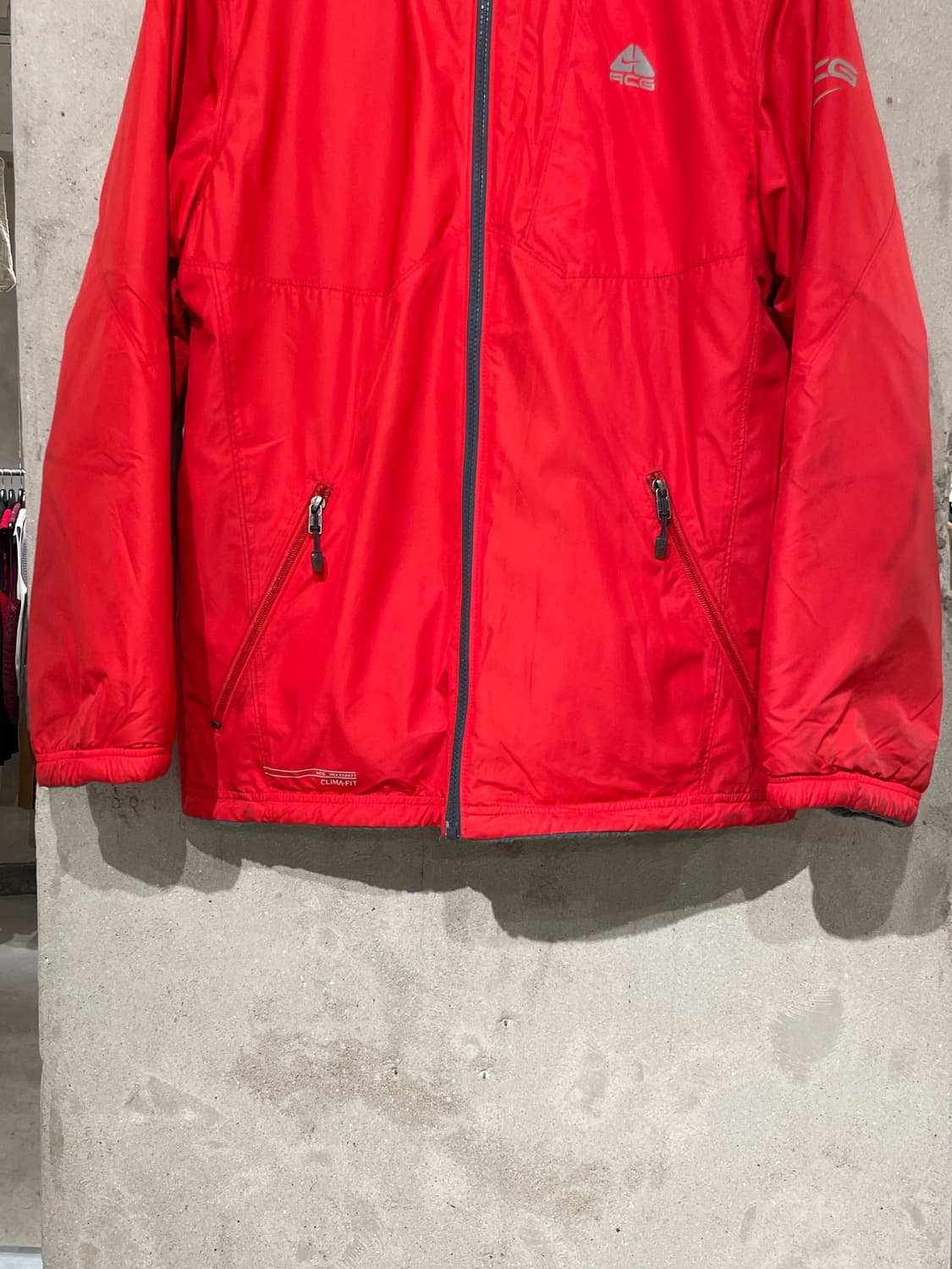 나이키 acg 레드 앤 그레이 클리마 핏 리버시블 플리스 자켓 상품이미지7