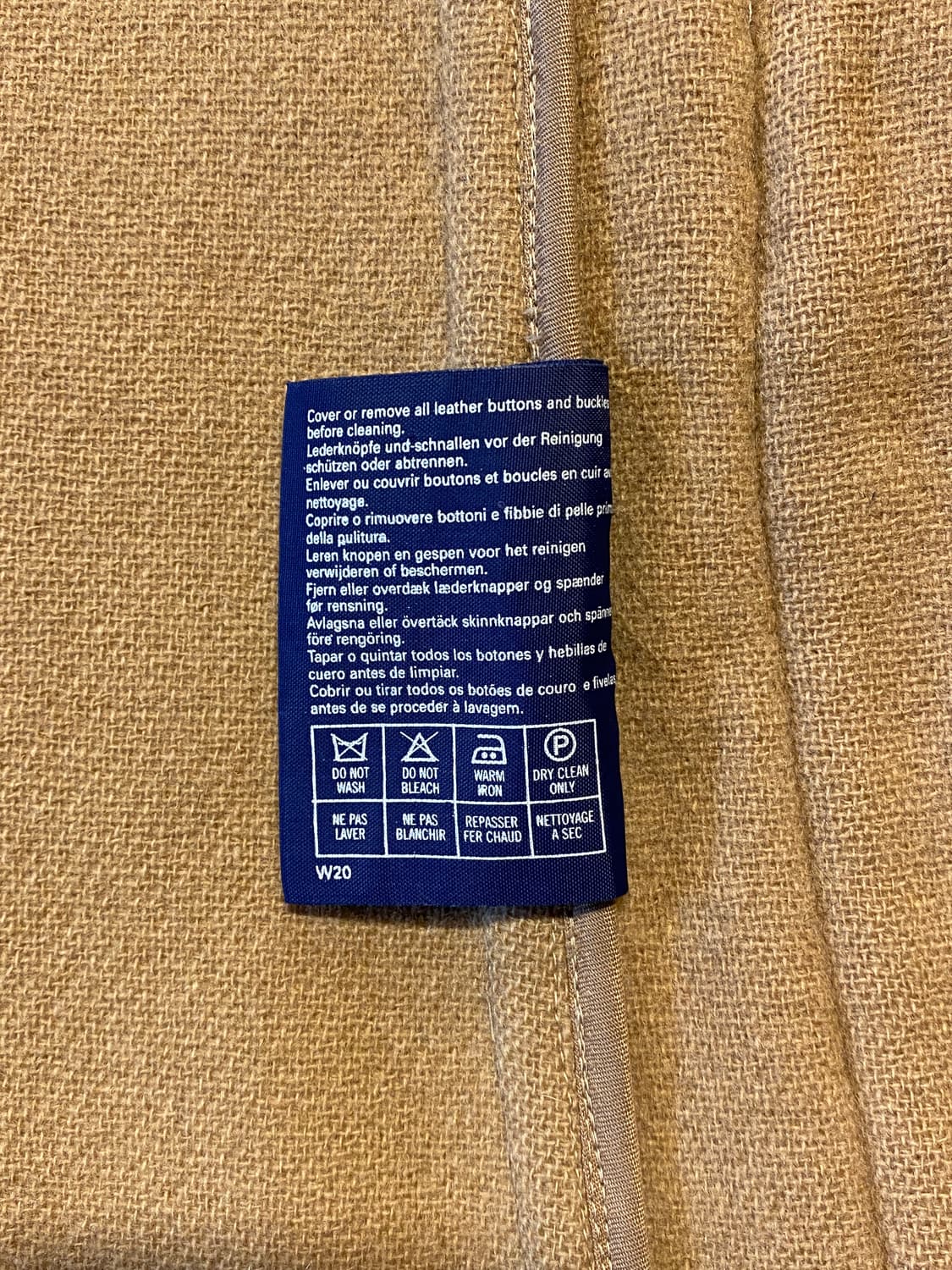 버버리 헤링본 떡볶이 코트 (Man M) AA0932 상품이미지8