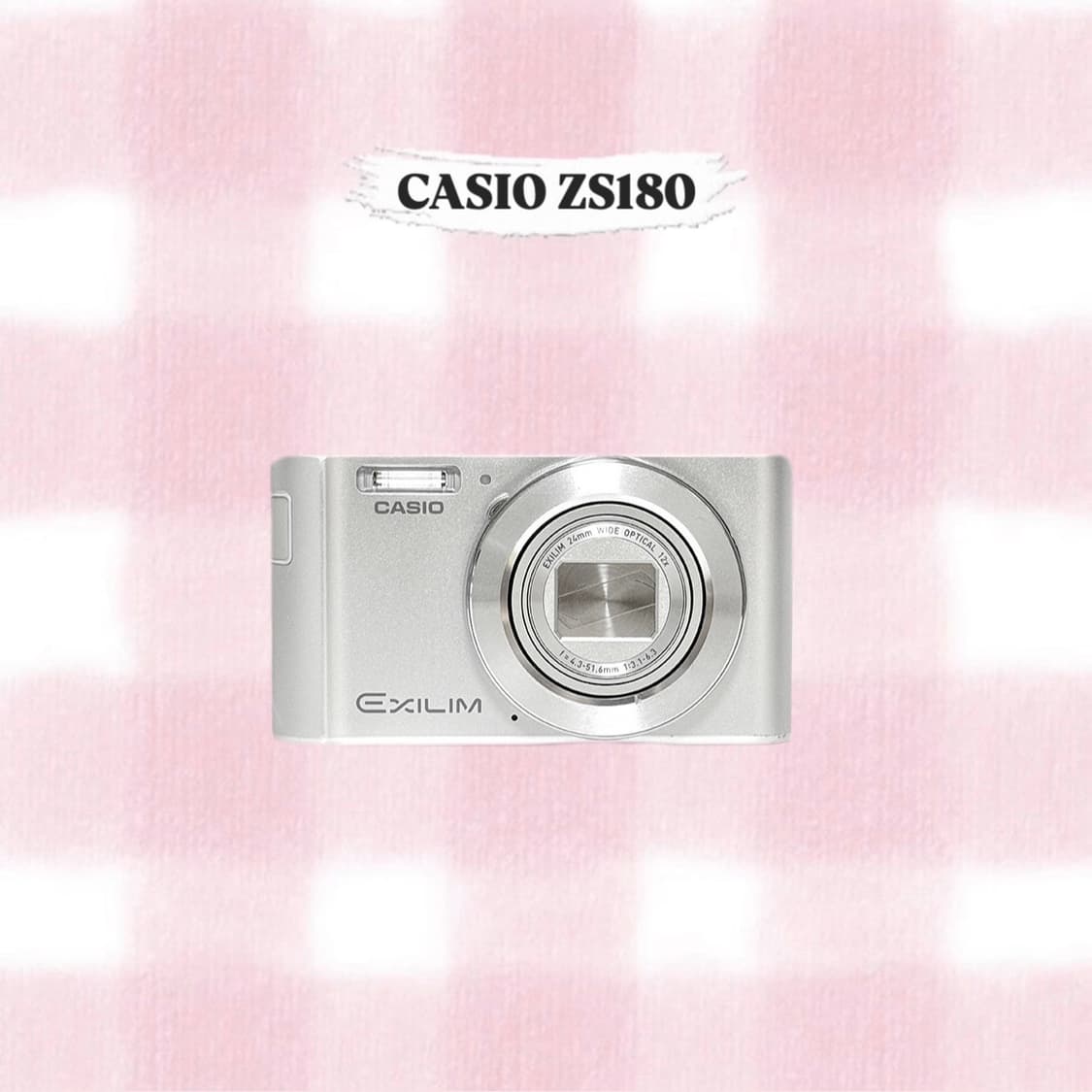 카시오 엑슬림 ZS180 실버 빈티지디카 상품이미지1