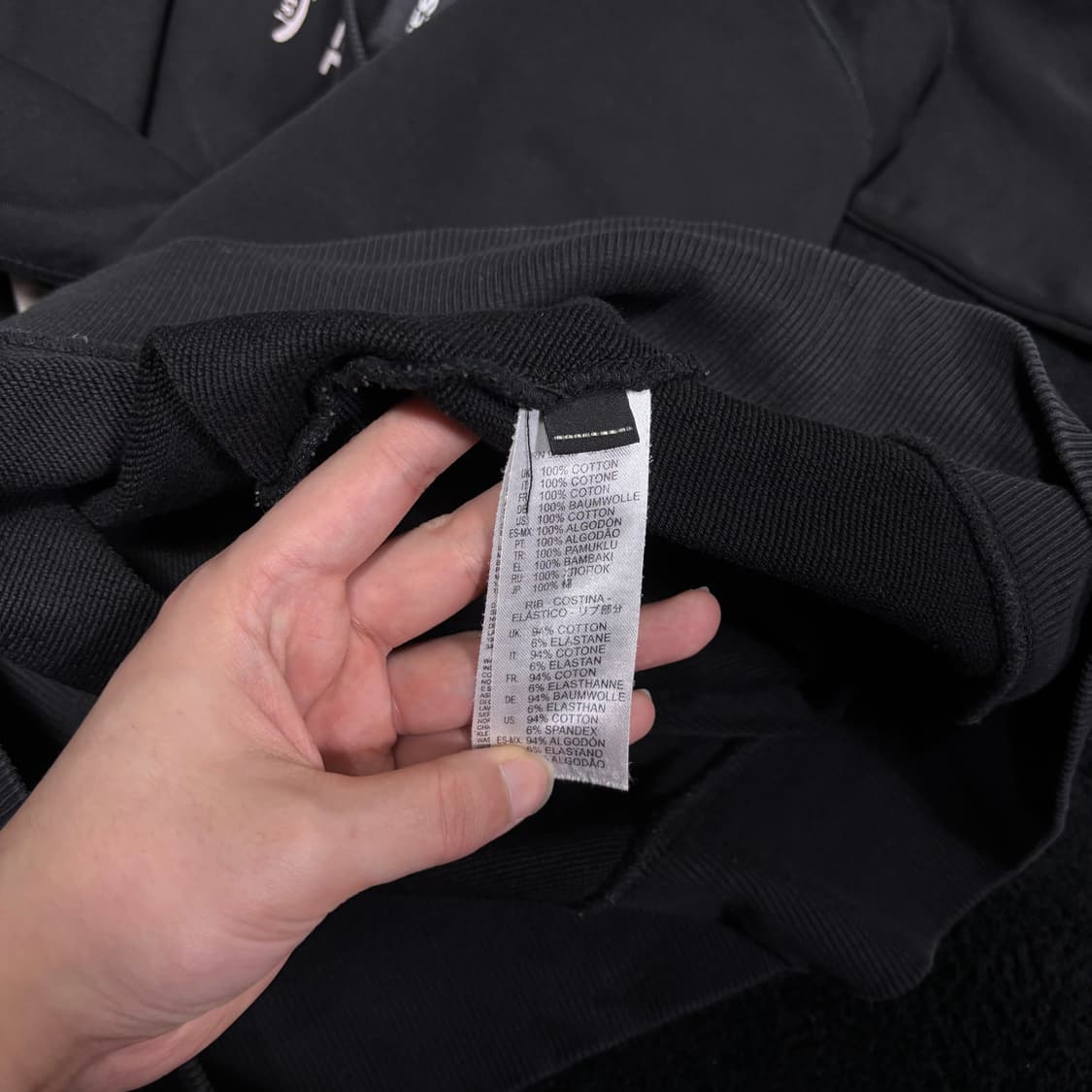 XL 디젤 X oliver hibert 블랙 맨투맨 상품이미지6