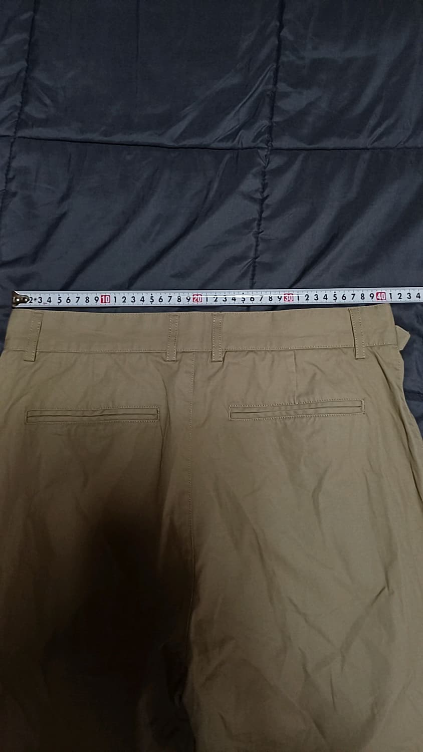 무신사 미사용 와이드면바지 31인치 기장101 상품이미지7