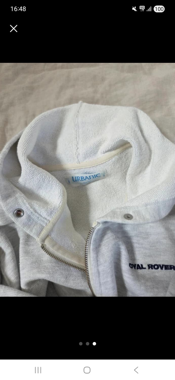 얼바닉30 로얄로버 후드집업 멜란지그레이 상품이미지3