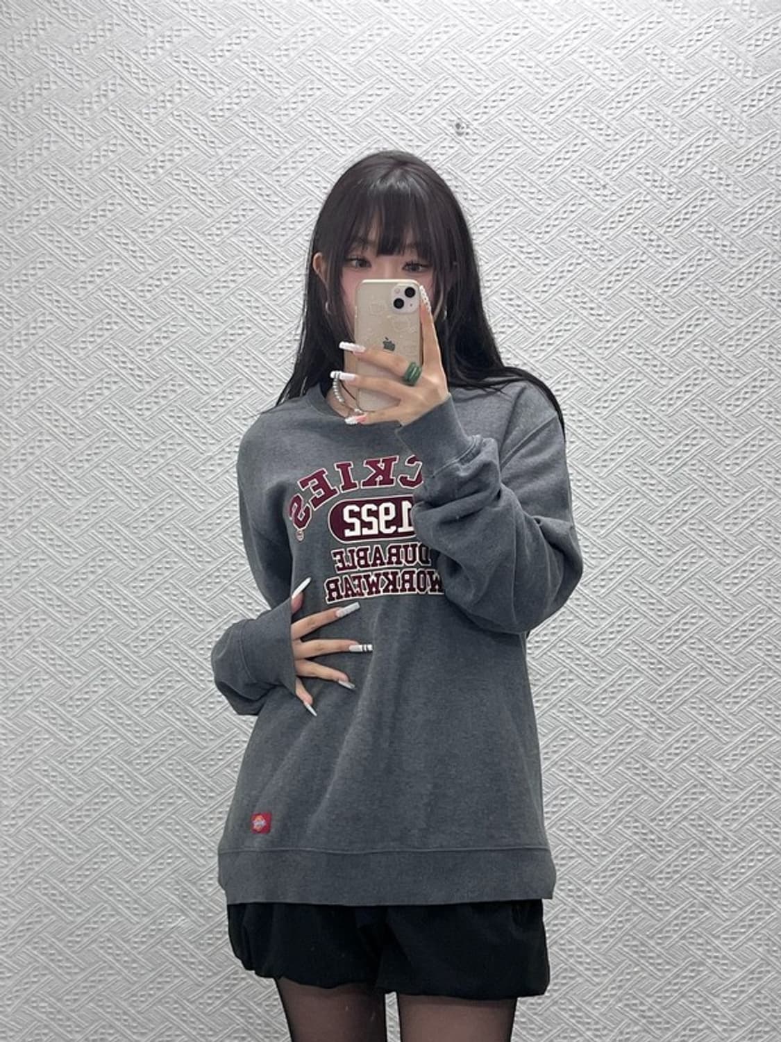 디키즈 올드스쿨 레트로 빈티지 레터링 맨투맨 XL C10746 상품이미지1