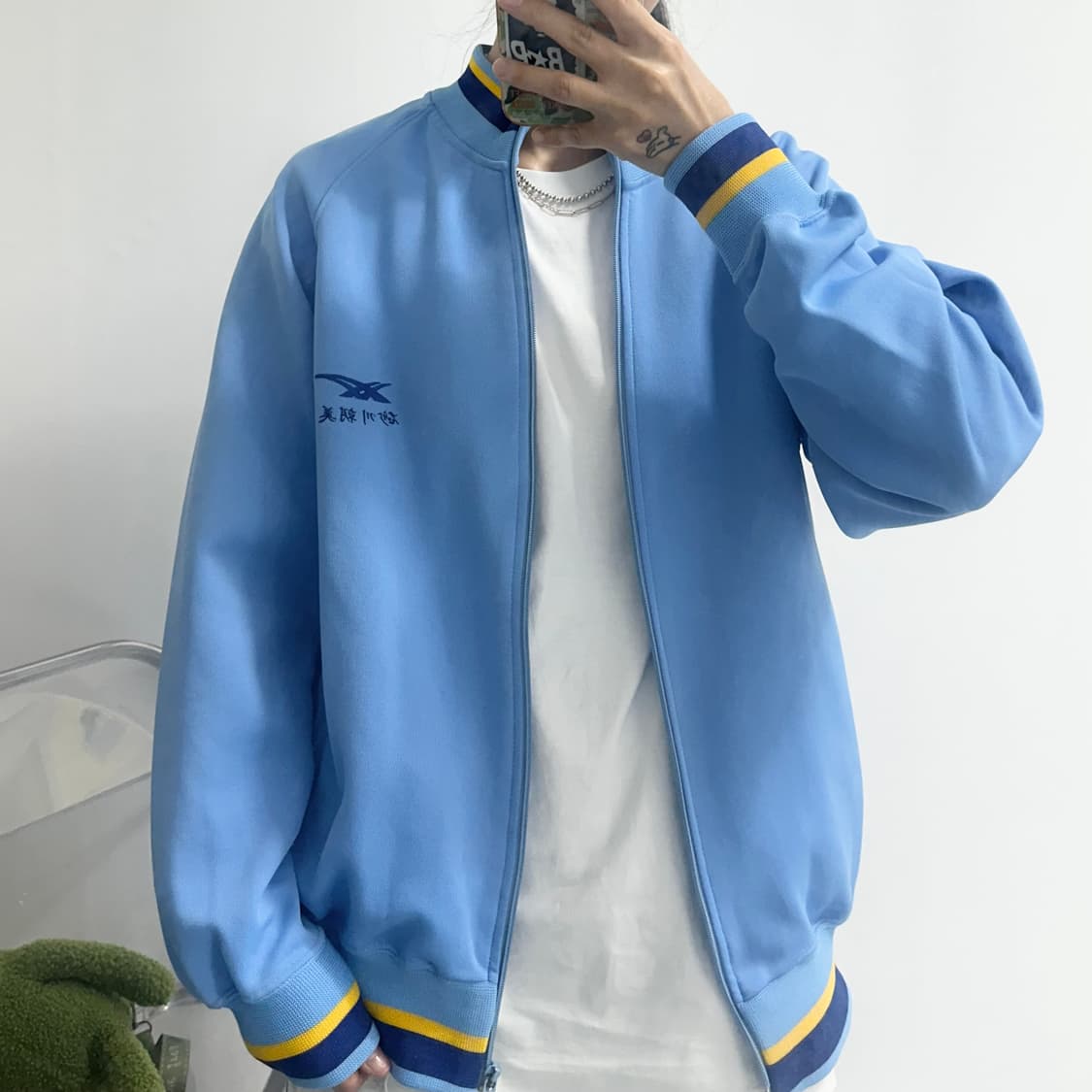 아식스 90’s 하늘색 져지 (일본판) 상품이미지1