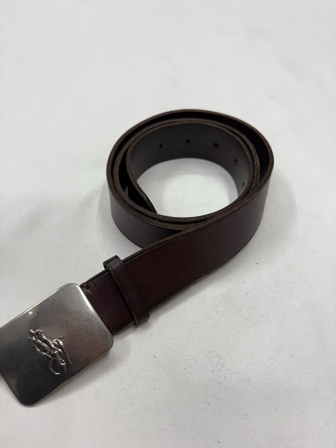 폴로 빈티지 웨스턴 포니 메탈 크롬 버클 벨트 상품이미지1