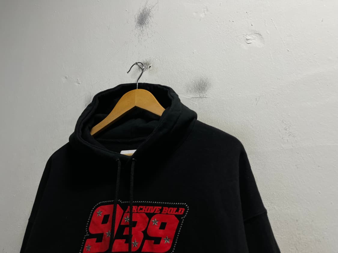 55-66 아카이브볼드939 루즈핏 스웻 크롭 후드티 정품 상품이미지2