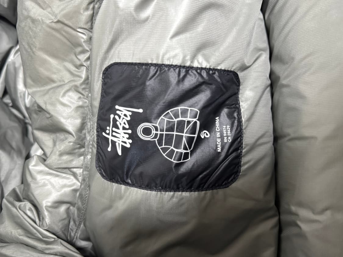 스투시 다운 파카 마이크로 립스탑 팬텀 블랙 상품이미지6