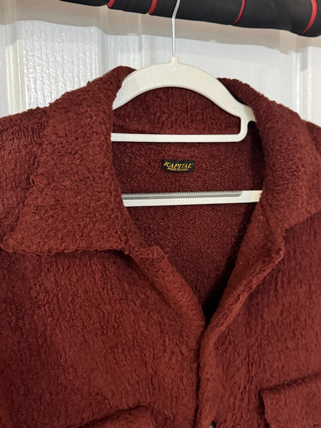 [3 Size] 캐피탈 7G 쉐기 니트 보드 셔츠와인 상품이미지5