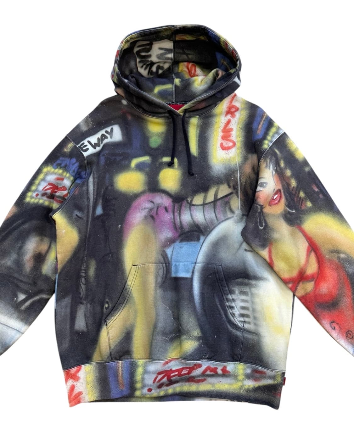 슈프림 레이디 핑크 프린팅 후디 상품이미지3