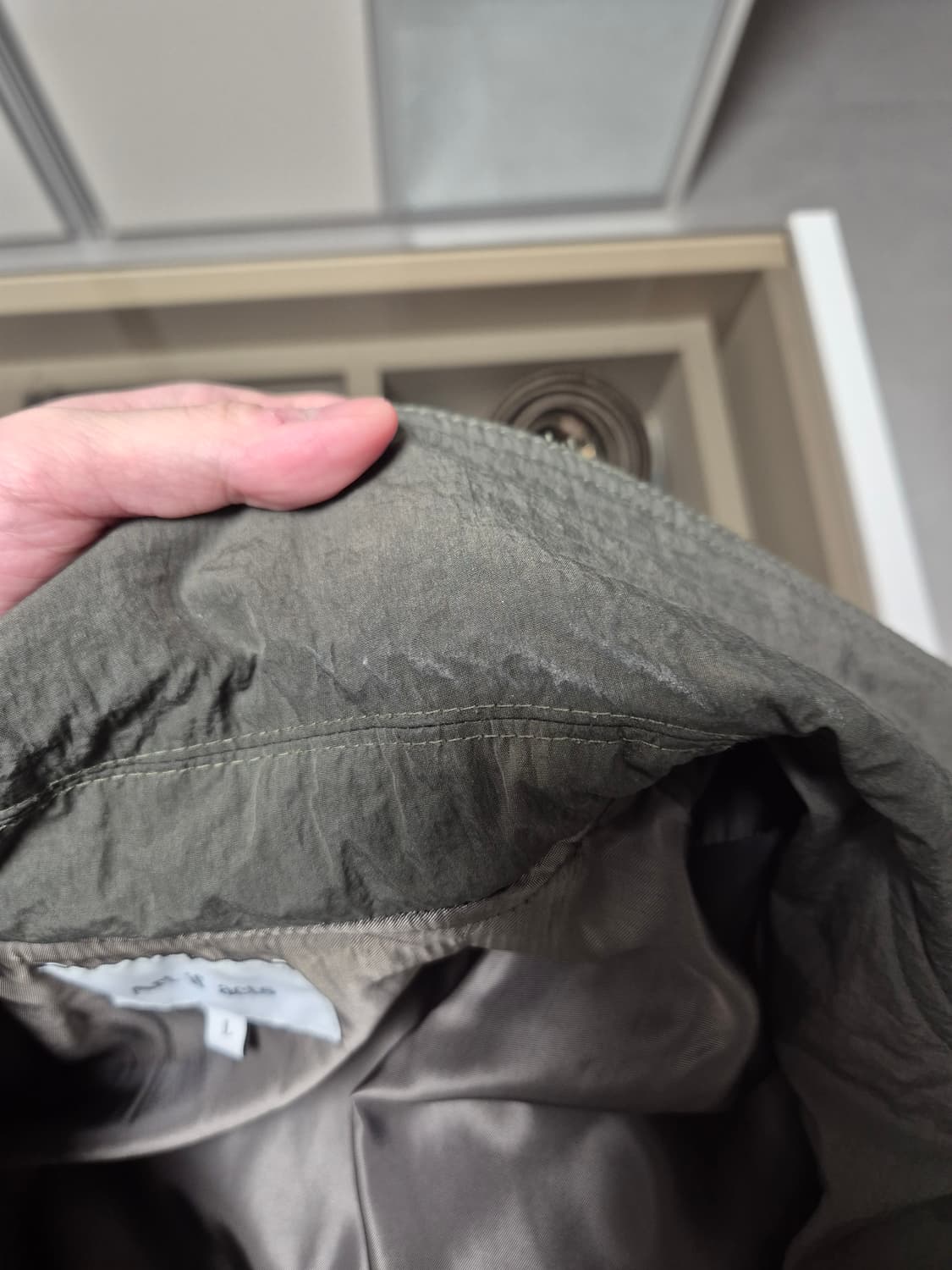 아트이프액츠 솔리드 포켓 ma-1 모스 그린 L 상품이미지4