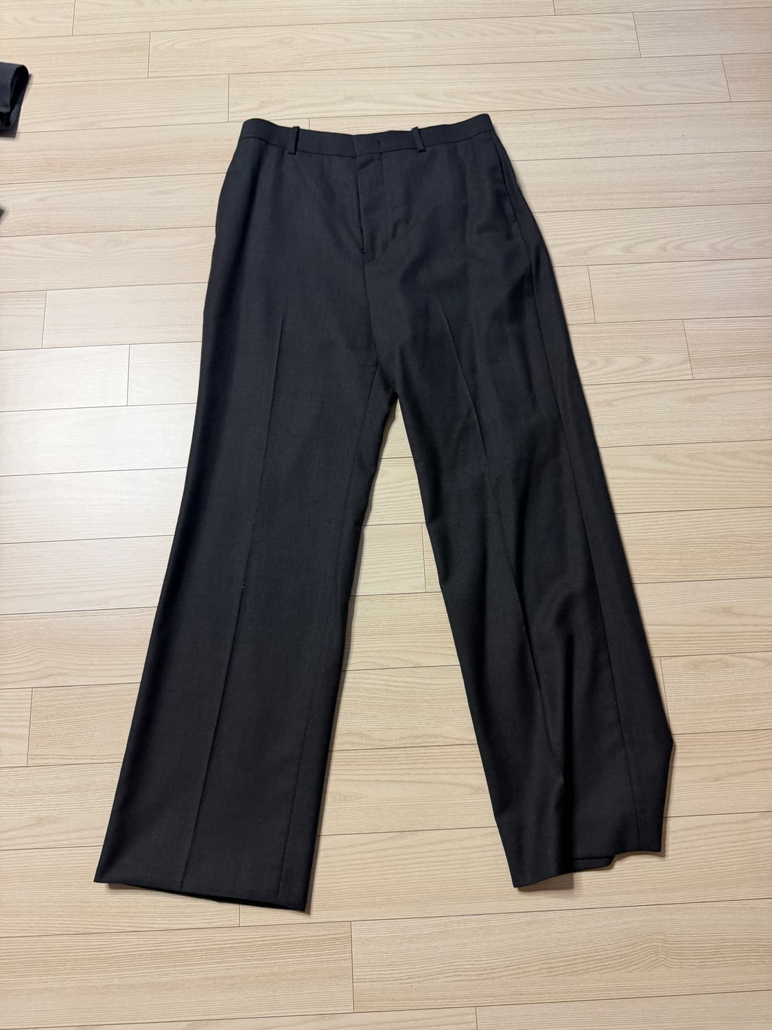 벨리에 B A 52 스트레이트 핏 팬츠  차콜 그레이 30 상품이미지1