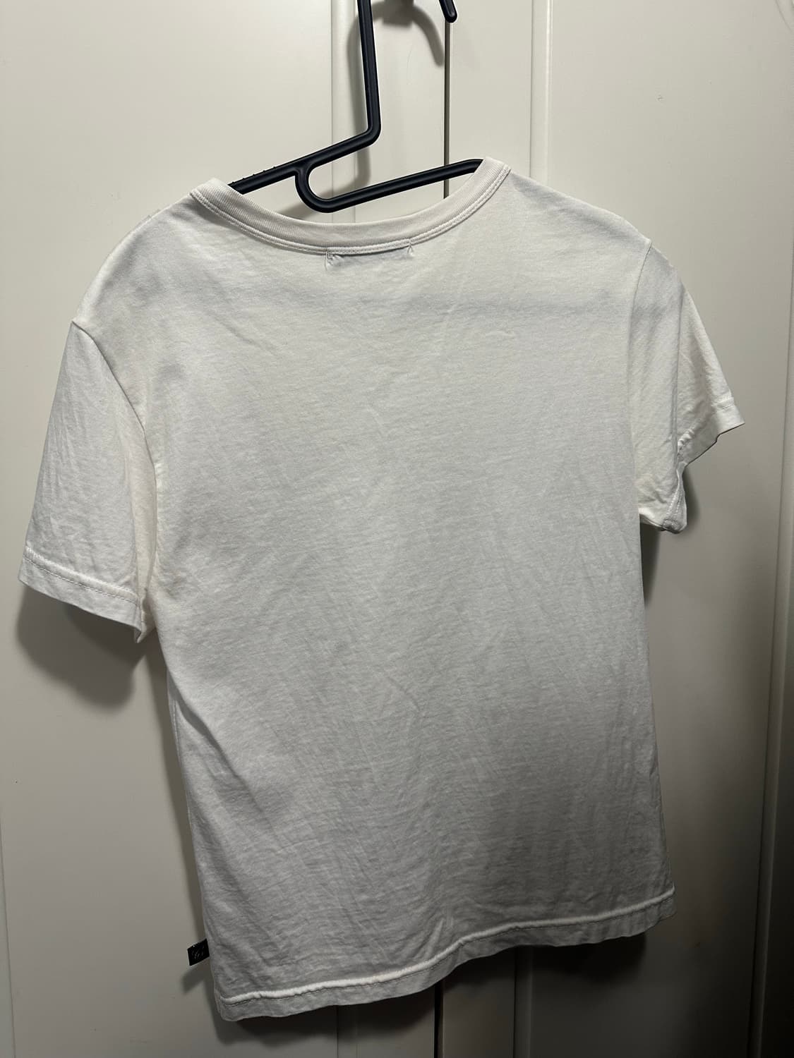 큐리티 C LOGO CONVEX T-SHIRT_WHITE 상품이미지4