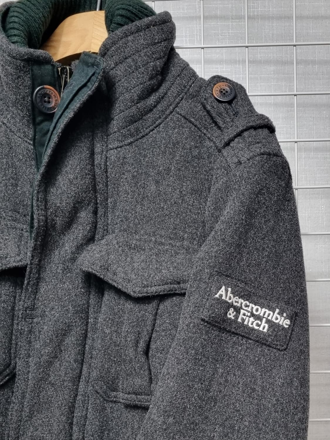 아베크롬비 남성 누빔 집업자켓 상품이미지4