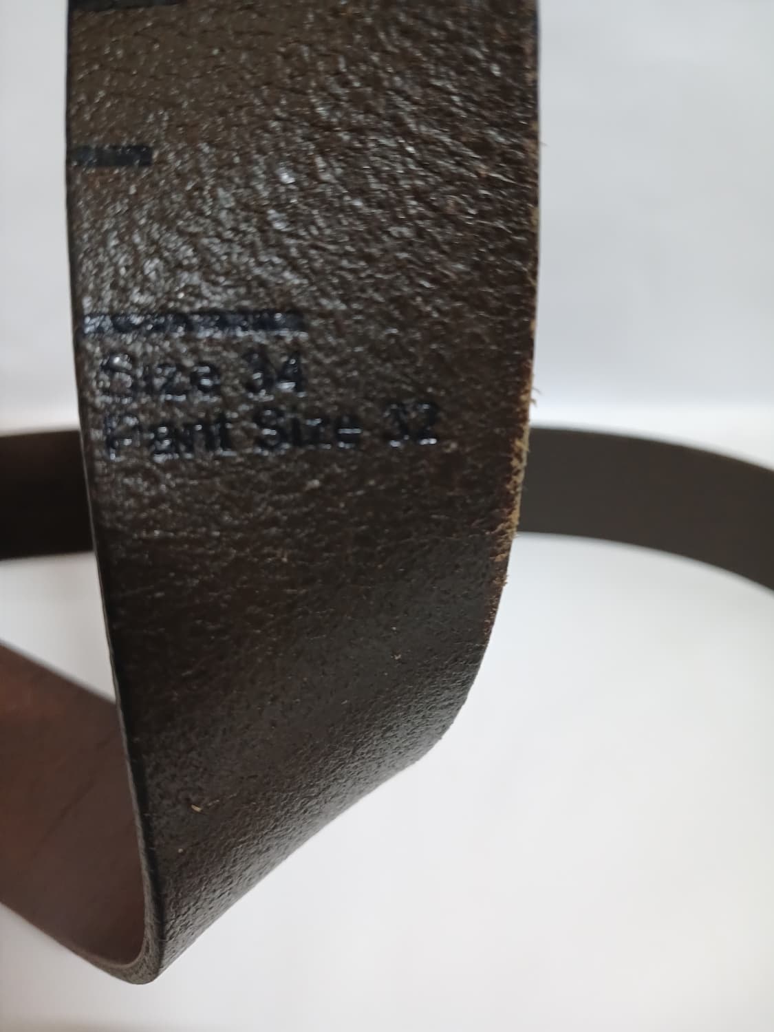 (34)리바이스 가죽벨트 브라운 상품이미지5