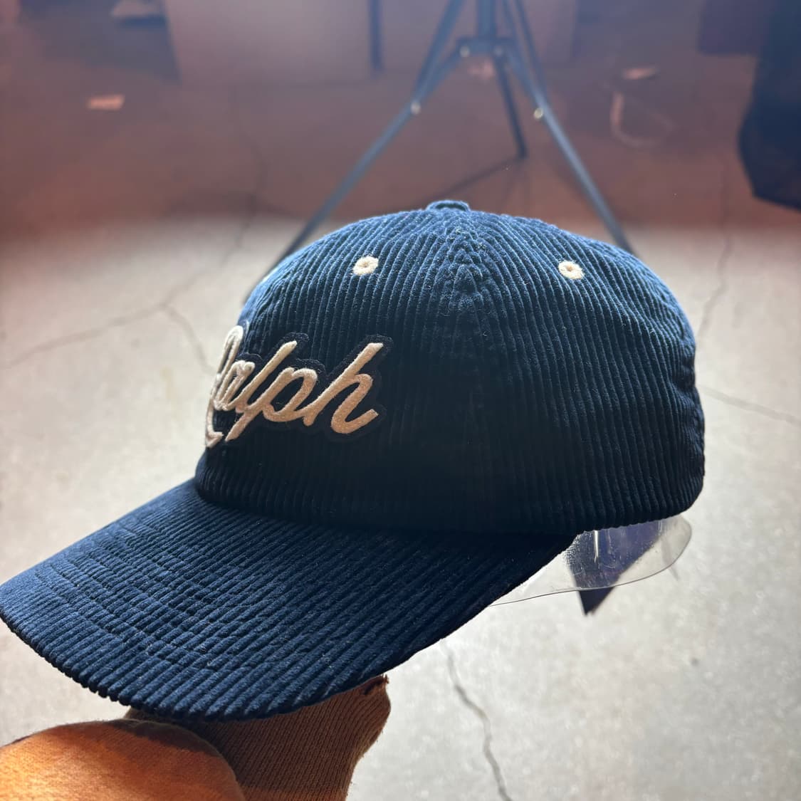 폴로 아플리케 코듀로이 캡 상품이미지3