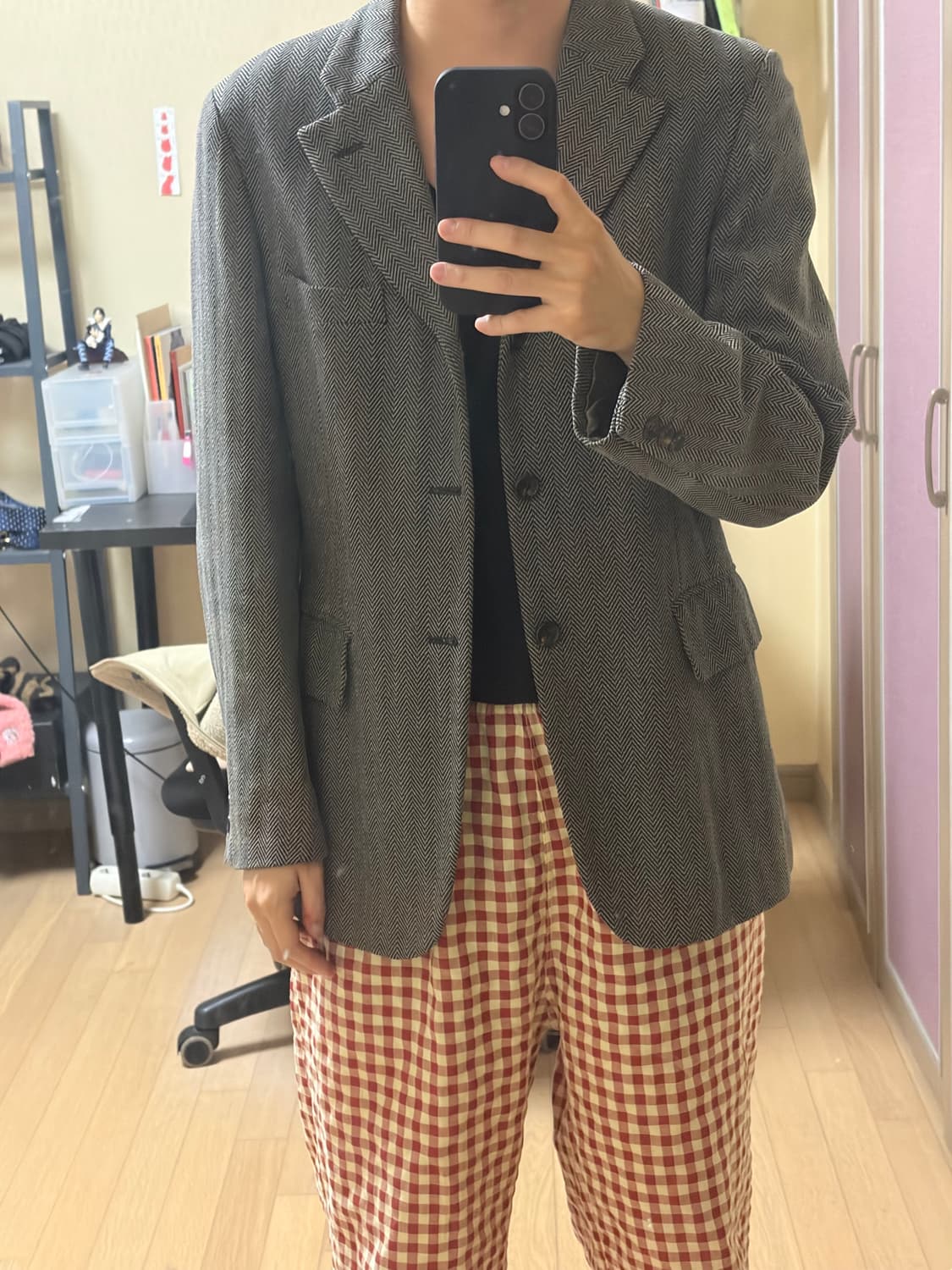 꼼데가르송 옴므 플러스 헤링본 블레이저 상품이미지4