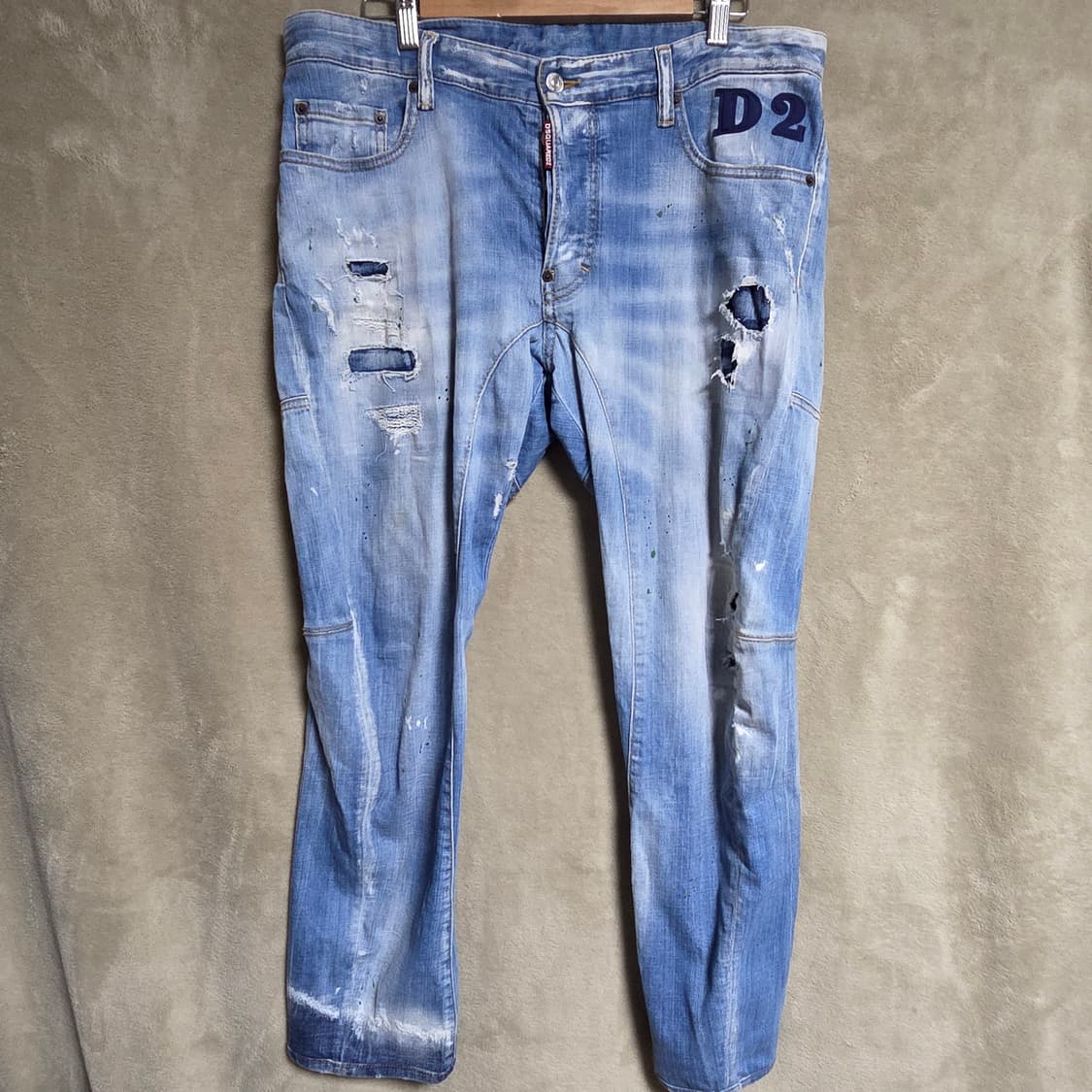 디스퀘어드2 데미지 워싱 진 청바지 남자바지 52 (34-36) 상품이미지1