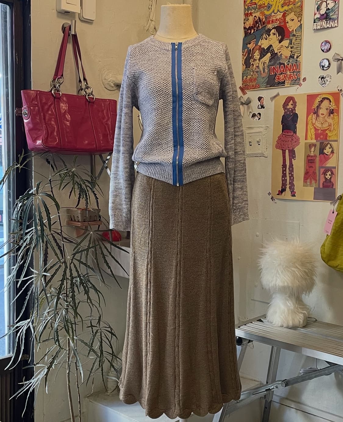 블루 디테일 집업 가디건 [무배] 상품이미지3