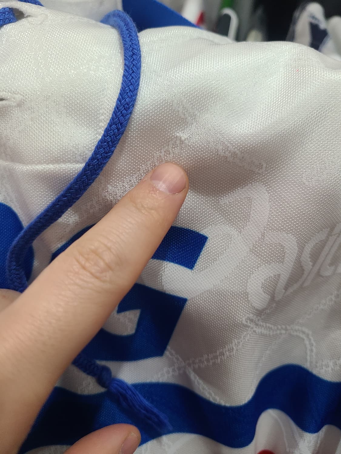 ASICS 94 95 삼프도리아 올드레플 축구져지 상품이미지8