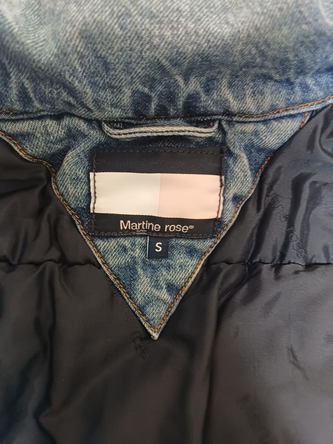 [S] 마틴로즈 타미진스 데님 봄버패딩  발렌시아가  상품이미지3