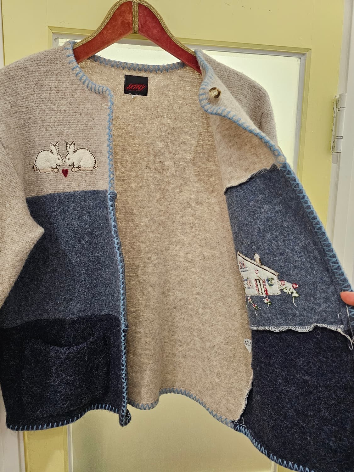 Austria 핸드메이드 울 가디건 상품이미지10