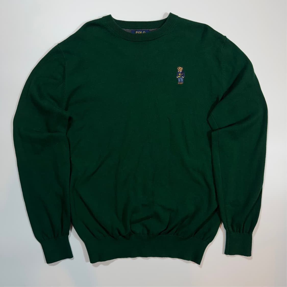 폴로 랄프로렌 베어 니트 그린 상품이미지1
