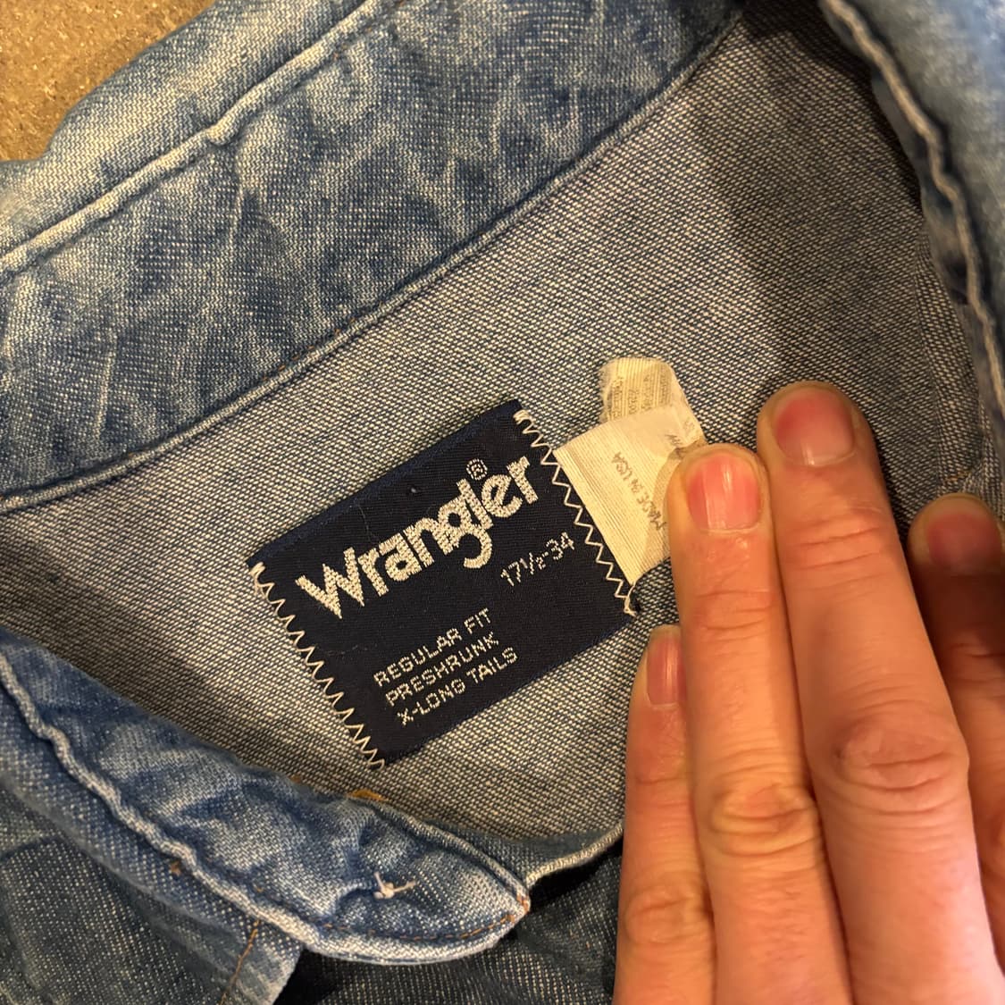 90년대 미국 랭글러 웨스턴 셔츠 상품이미지3