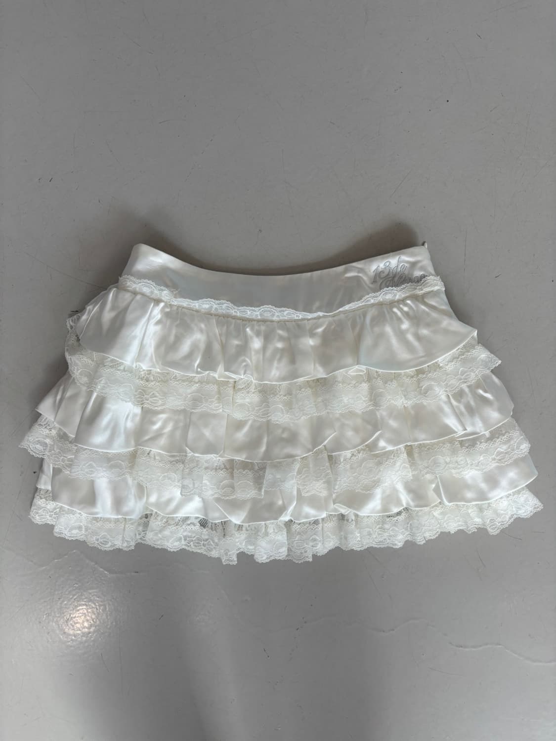 (New) 13deMarzo Tiered Lace Ruffle Skirt 상품이미지2