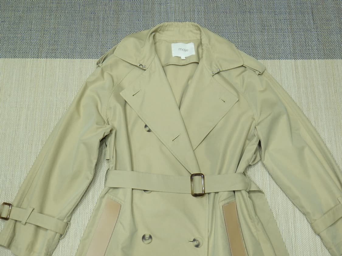 (1사이즈) 마쥬 maje 트렌치 코트 상품이미지3