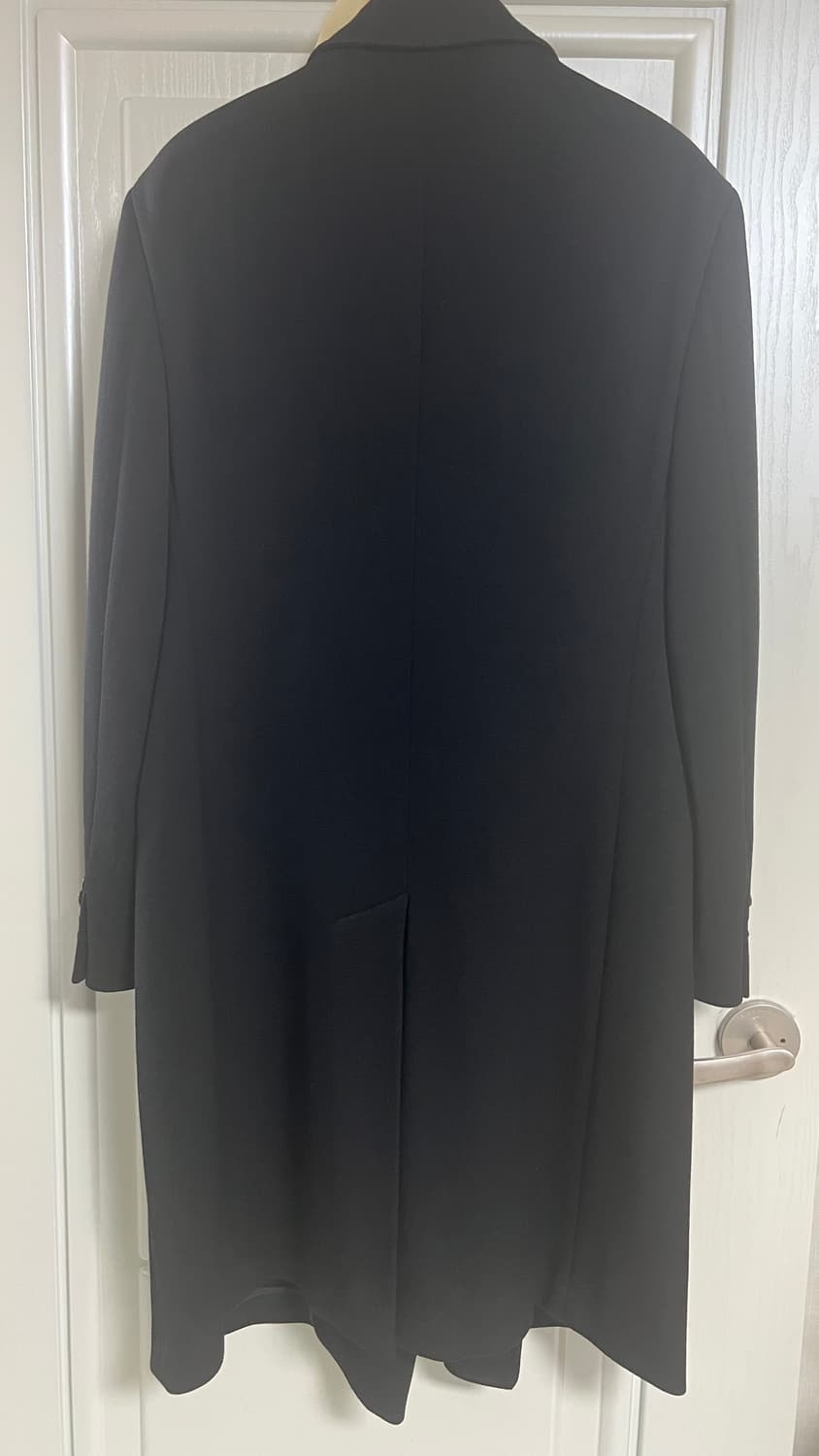 아르마니 꼴레지오니 블랙 울 코트 48/R 상품이미지9