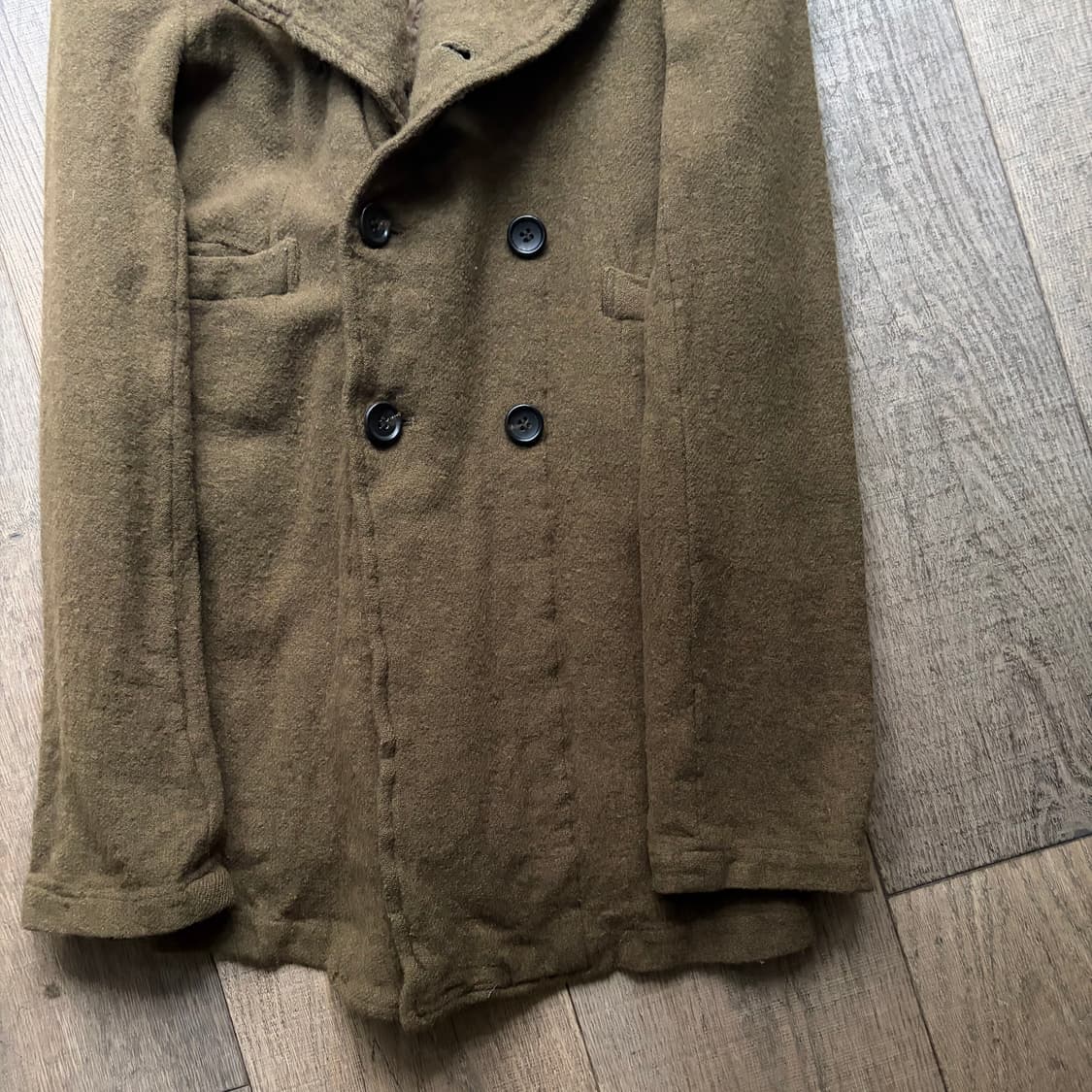 90's Fulling Wool Double Button Coat 상품이미지6