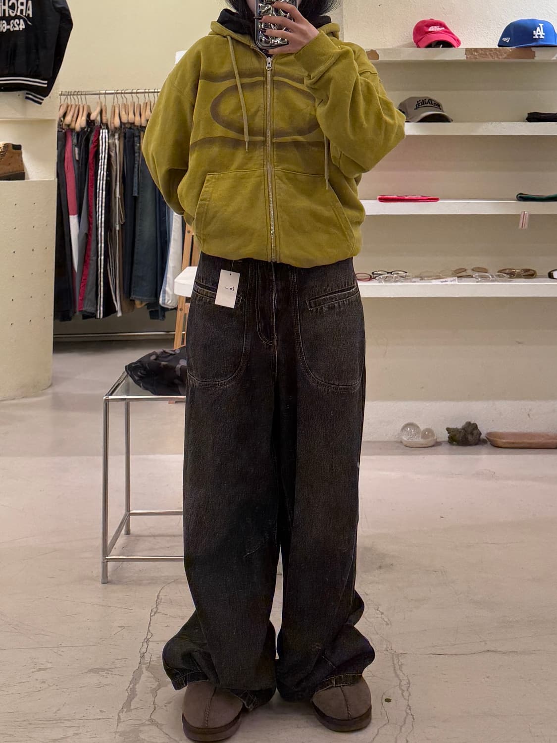 트릴리온 포켓 워싱 데님 팬츠 U1513 상품이미지1