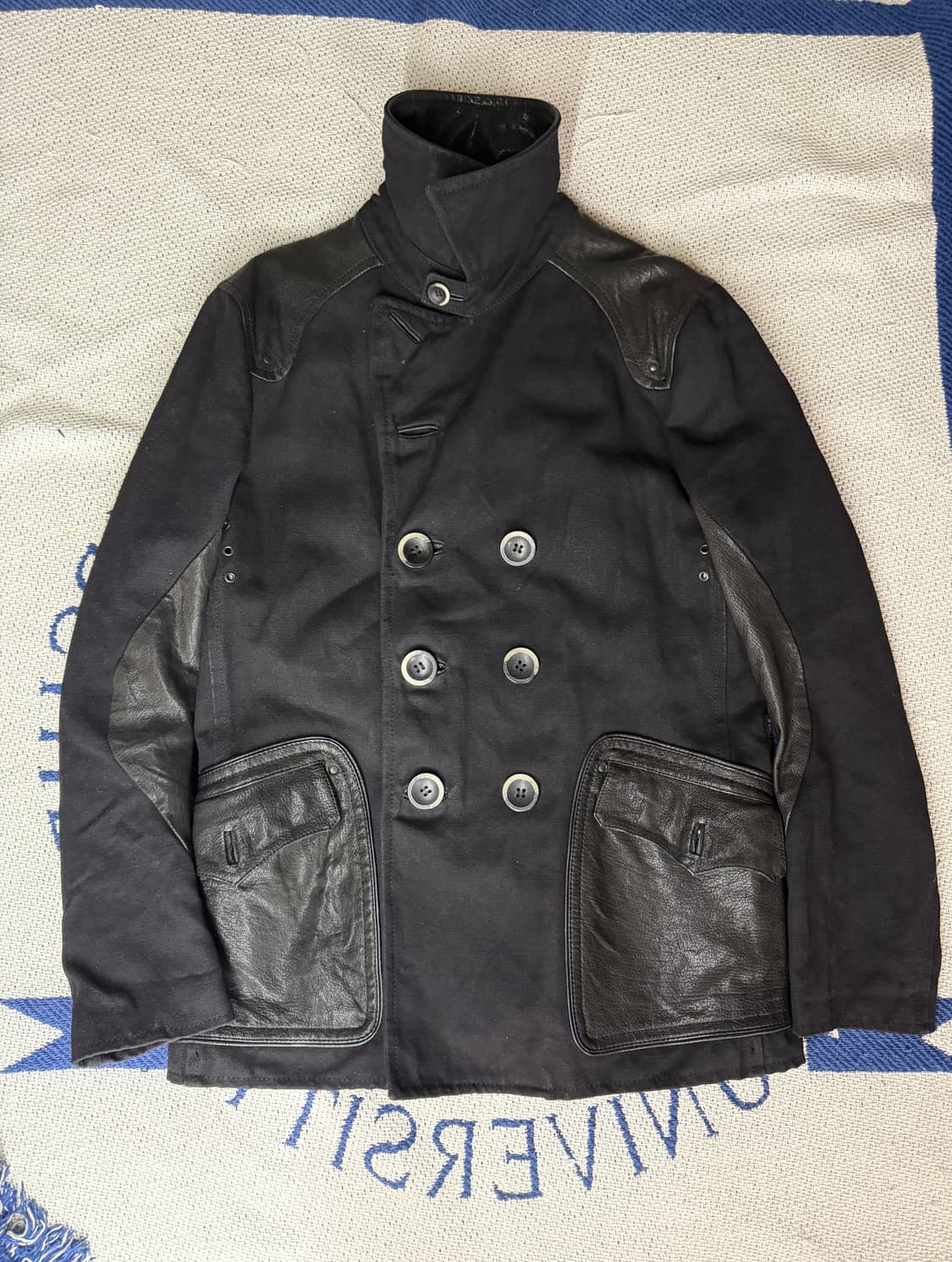 빨 질레리 가죽 피코트 (made in italy) 상품이미지1