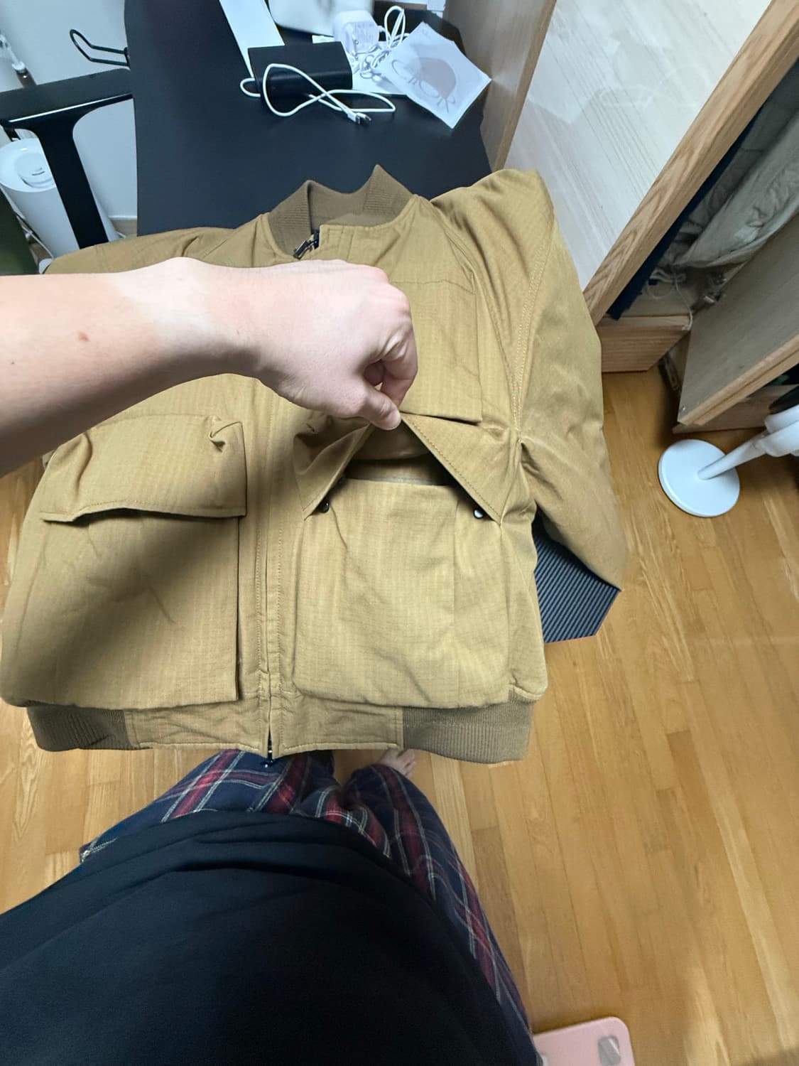 우영미 항공점퍼 46size 상품이미지6