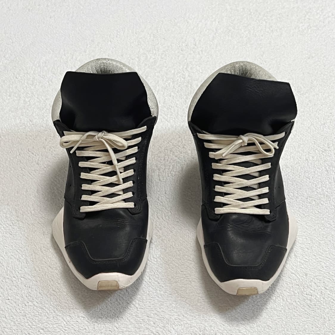 릭오웬스 아디다스 러너 레더 블랙 상품이미지3