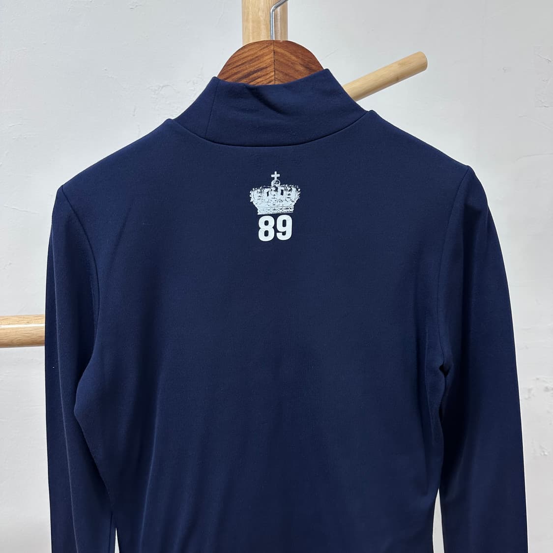 파리게이츠 골프웨어 폴라넥 긴팔 티셔츠 네이비 0사이즈 J28 상품이미지6