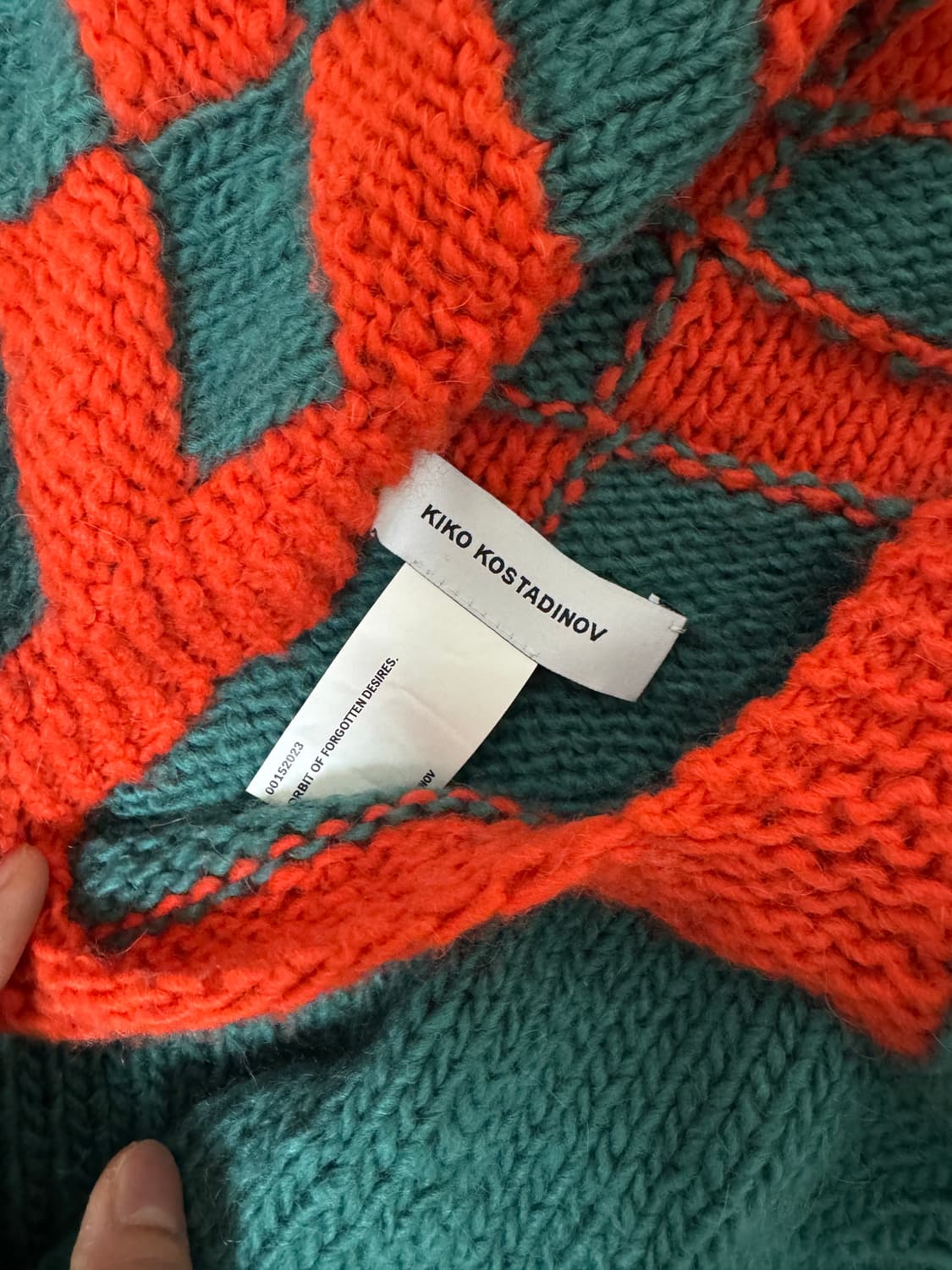 Kiko kostadinov 울 바라클라바 스카프 판매 상품이미지4