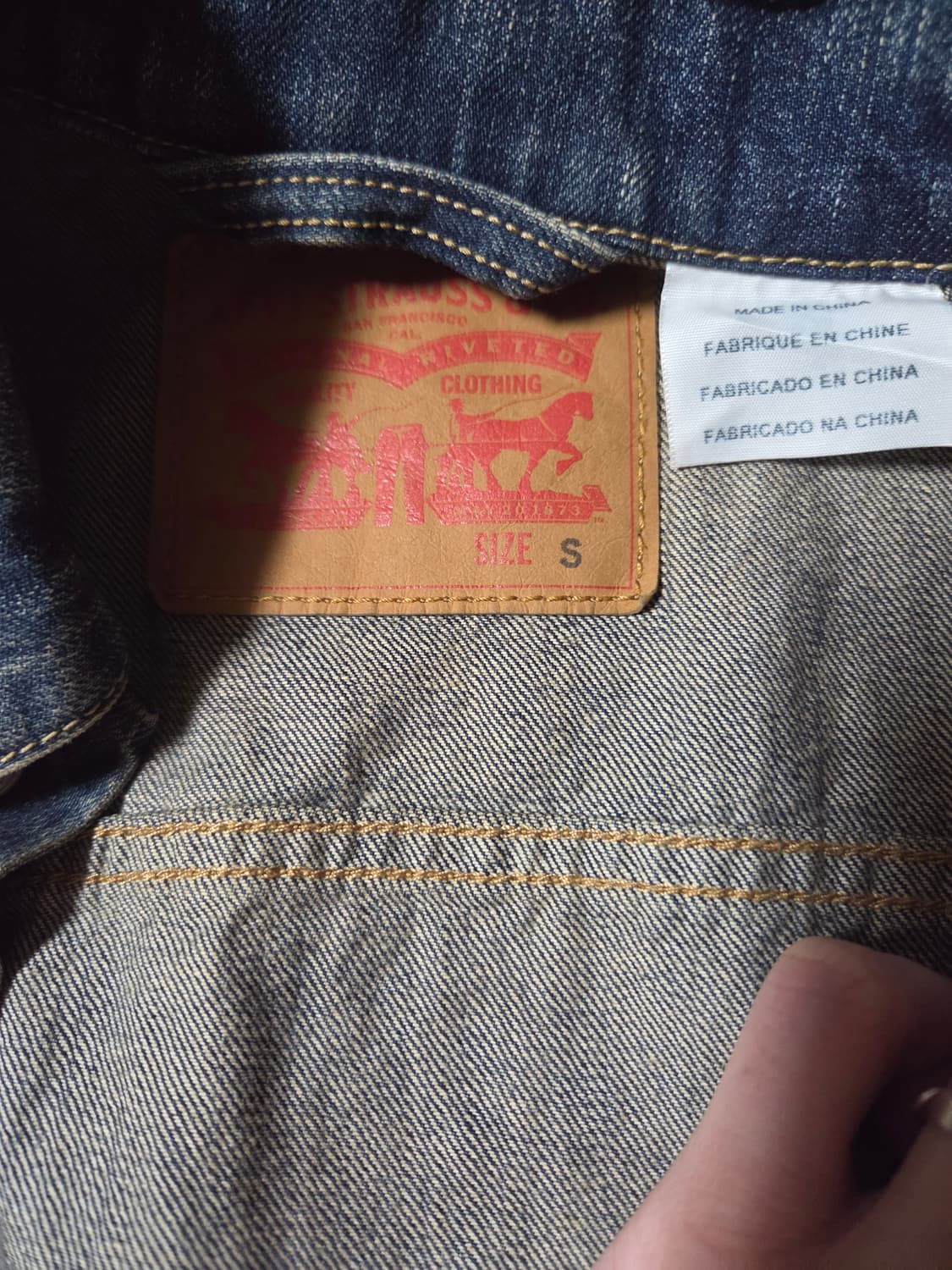 리바이스 70797 데님 트러커 청자켓 A376 상품이미지2