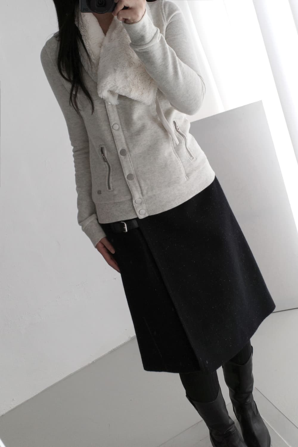 armani exchange) fur zip-up 상품이미지6