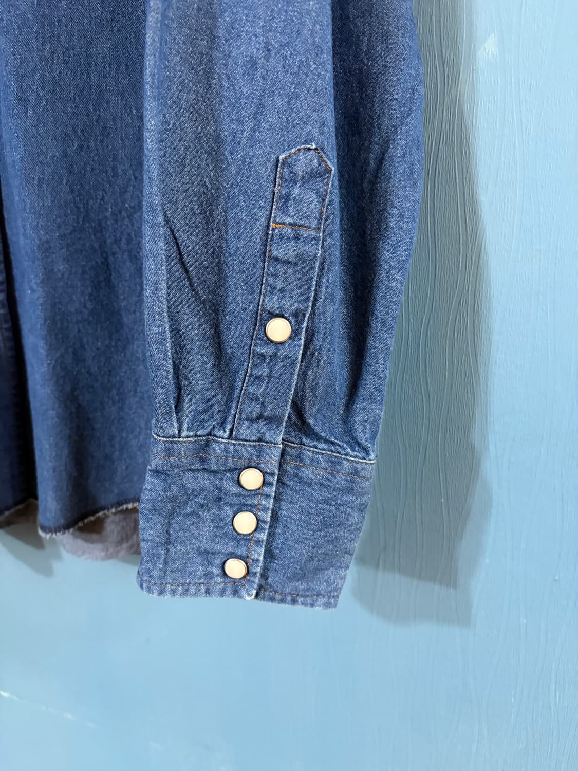 00‘s Wrangler Denim Western Shirt. 상품이미지3