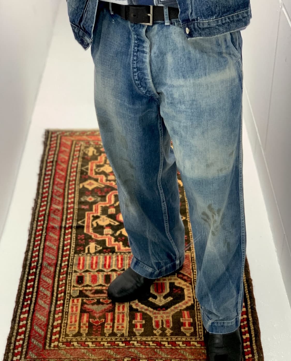 3) 아프레쎄 US 아미 던가리 데님 트라우져 상품이미지6