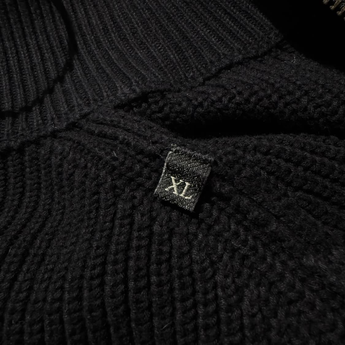 디젤 투웨이 니트 집업 가디건 블랙 상품이미지8