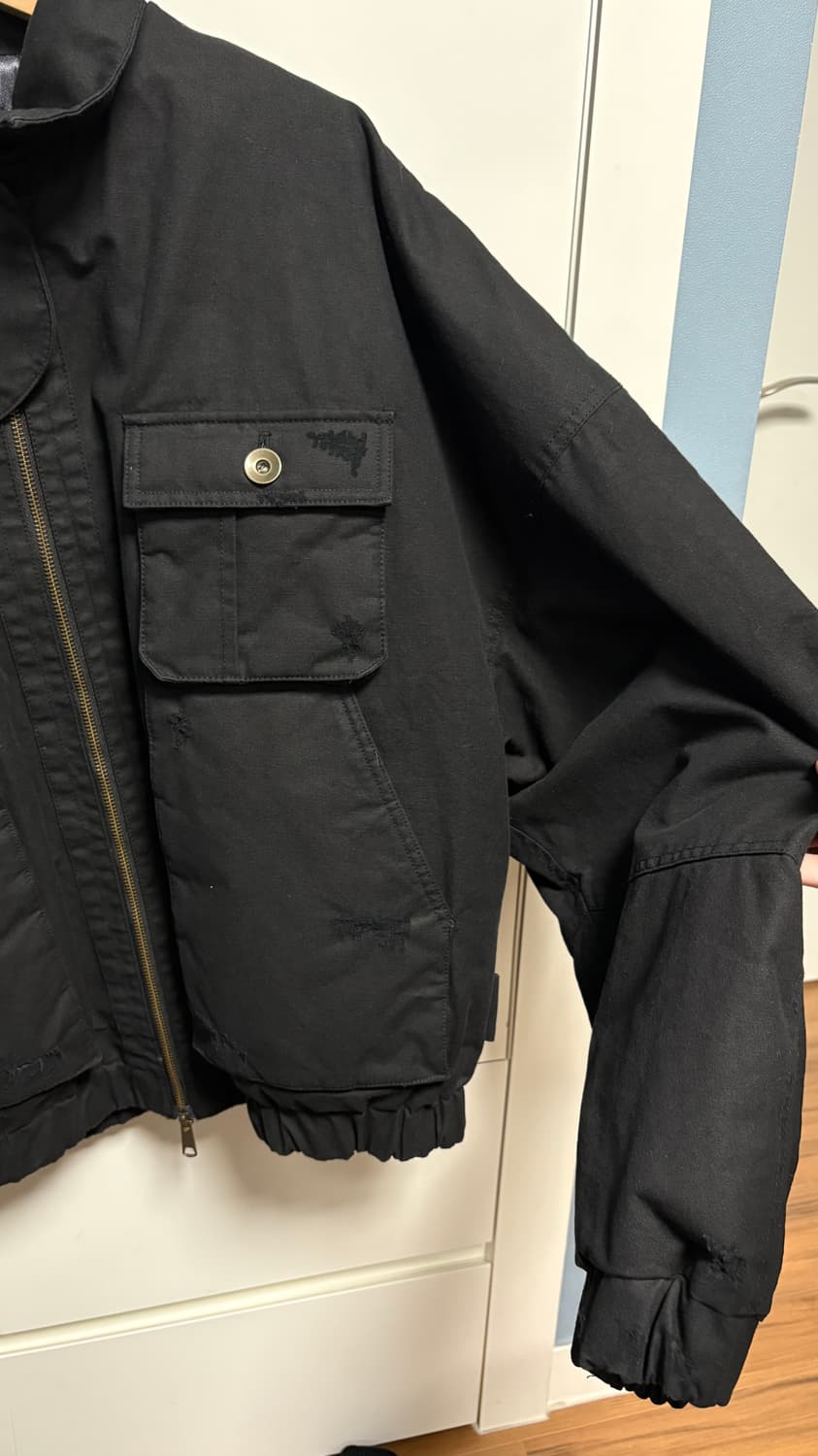 etce DESTROYED PADDED BOMBER 상품이미지7