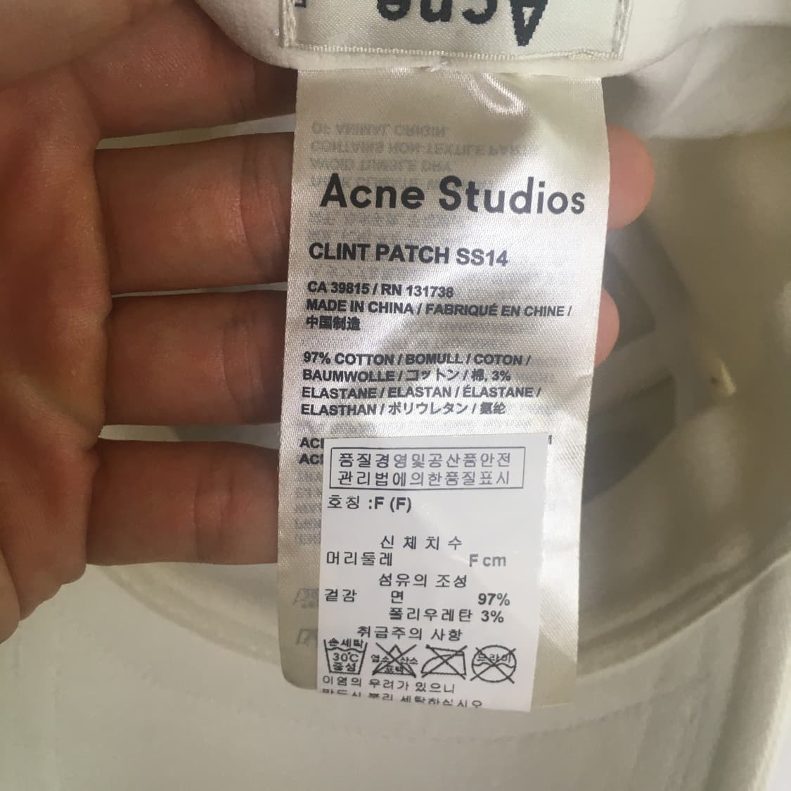 Acne baseball cap 상품이미지6