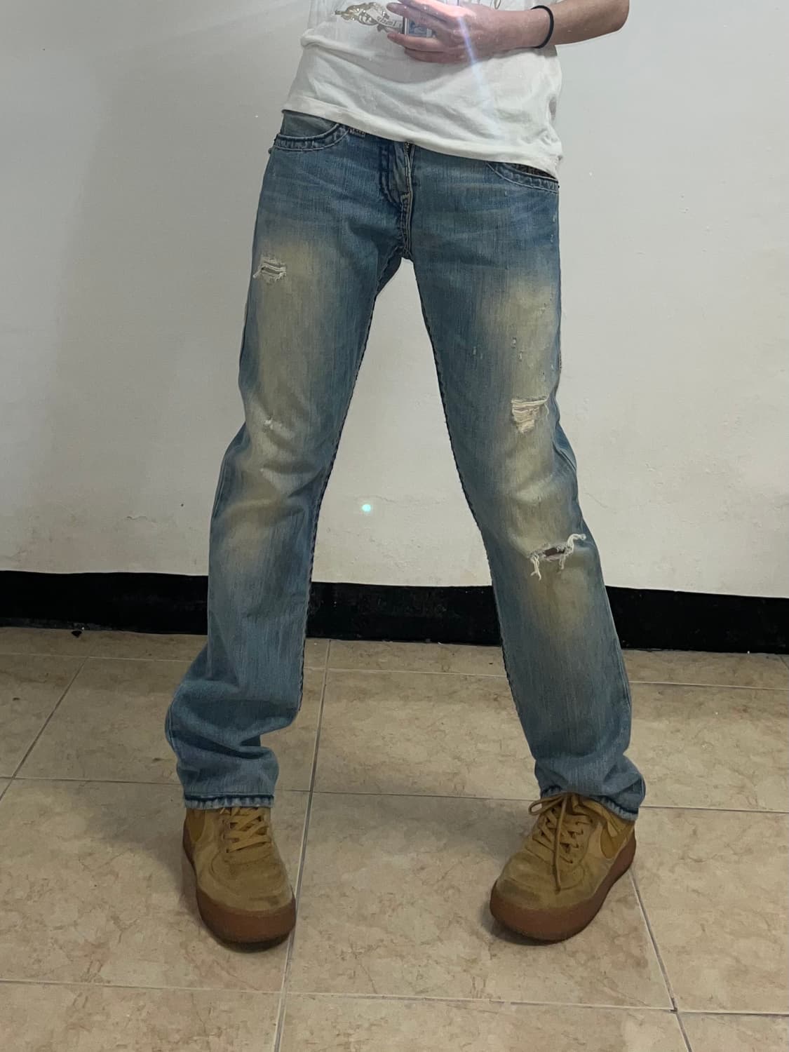 True religion 연청 데님 팬츠 상품이미지3