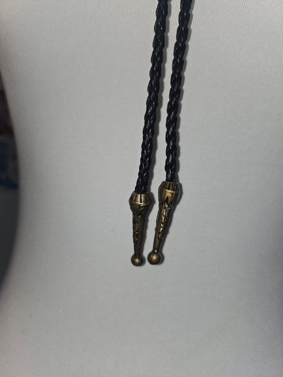 [Vintage] Vintage Blk Stone Loop Tie 상품이미지4