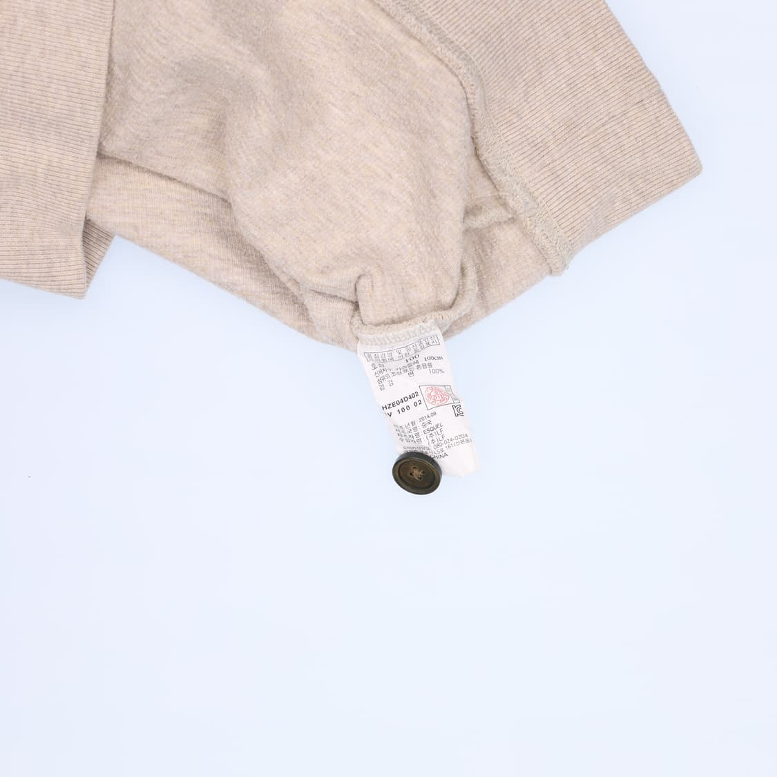 100 헤지스 숄더 체크 반폴라 하프넥 니트 4231 상품이미지7