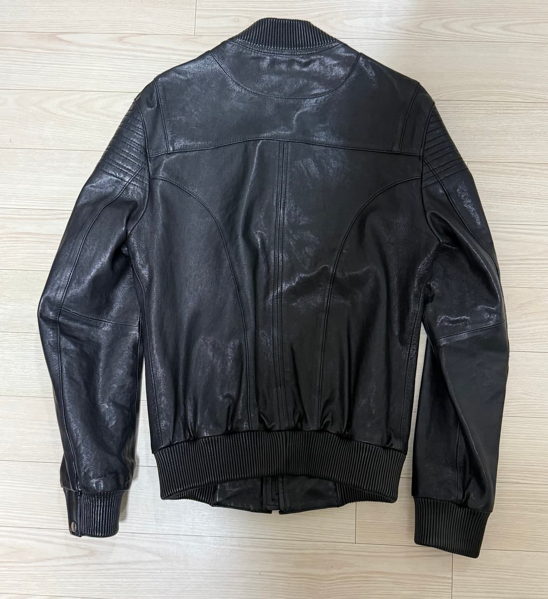 이테리 램스킨 양가죽 레더 자켓 상품이미지2