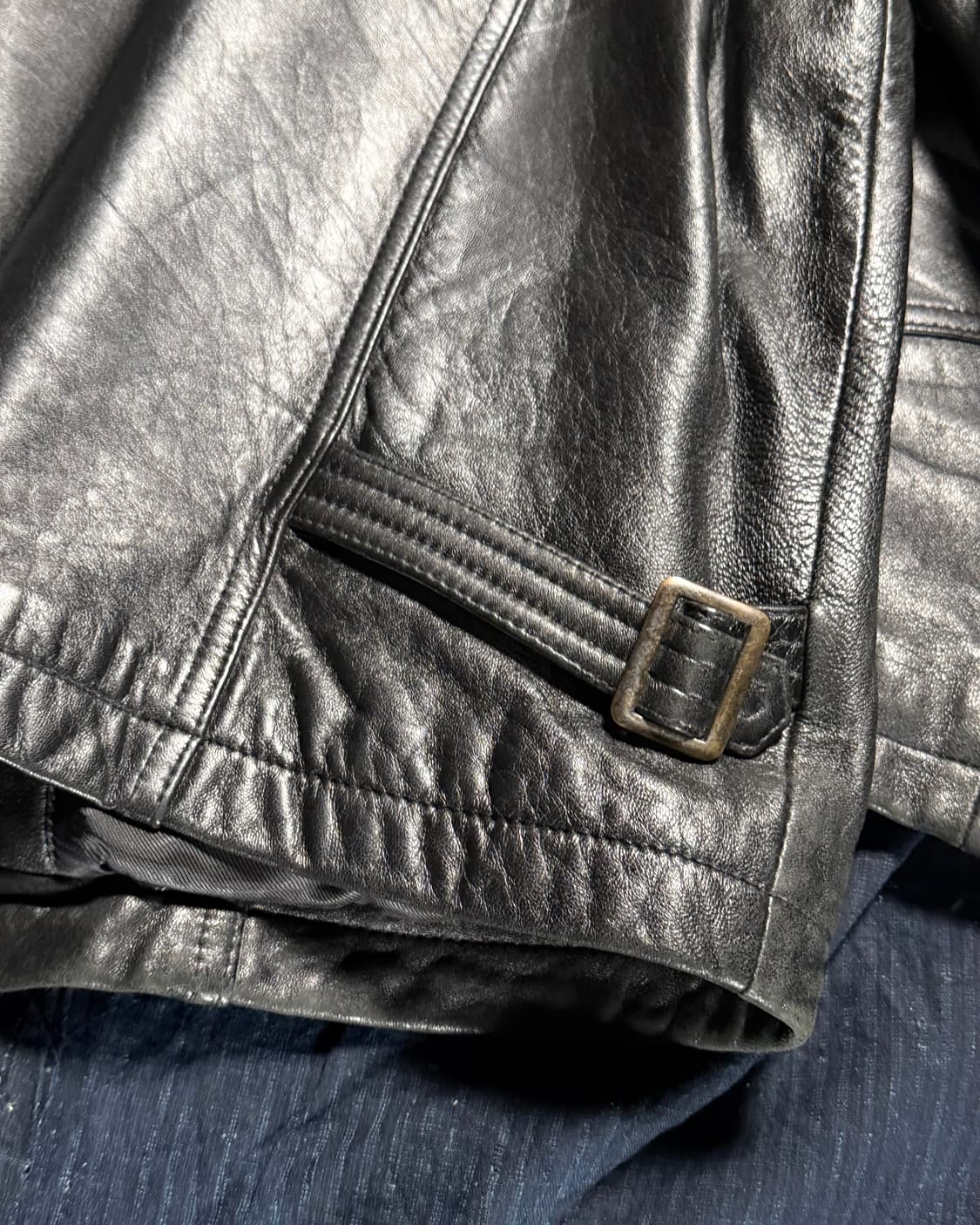 90-00‘s 아카펠라 램스킨 카코트 L 상품이미지7