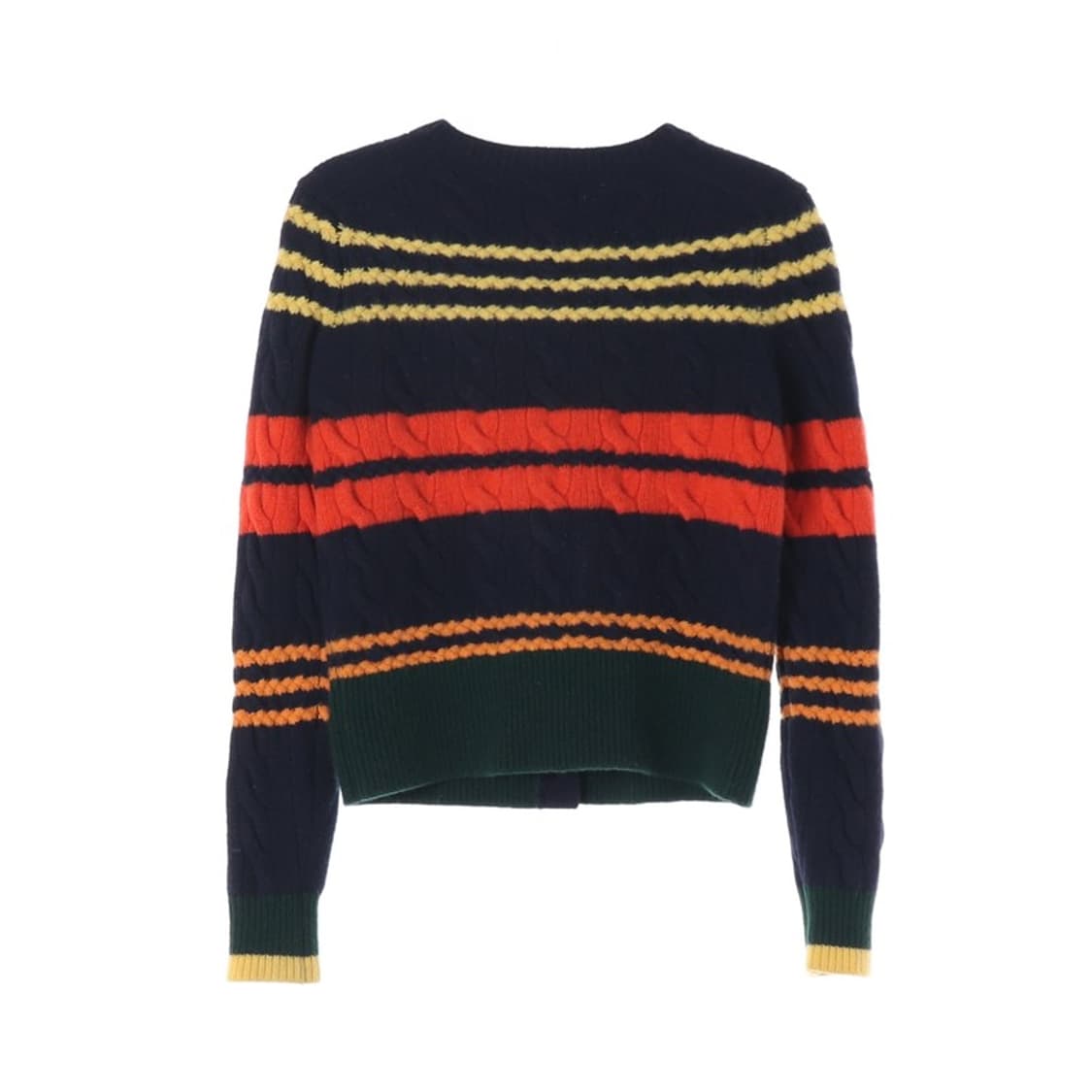 폴로 랄프로렌 멀티 스트라이프 케이블 가디건 S 상품이미지2